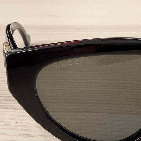Gucci Generation Cat Eye Sunglasses, 58mm Black main image 6